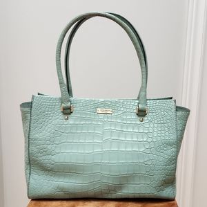 Kate Spade Croc Embossed Tote